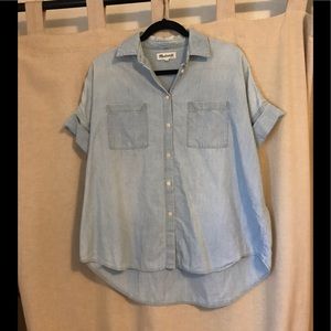 Madewell Courier Chambray short sleeve Shirt